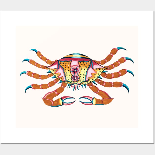 ancient crab Wall Art by WAITE-SMITH VINTAGE ART